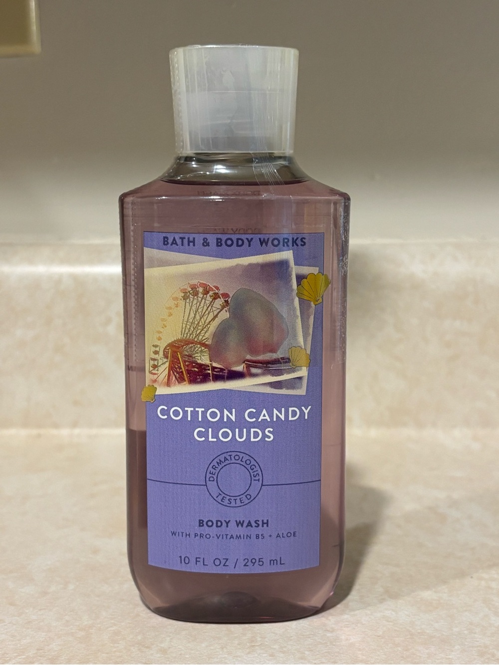 Bath & Body Works Cotton Candy Clouds Body Wash - Purple